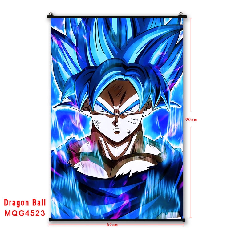 DRAGON BALL black Plastic rod Cloth painting Wall Scroll 60X90CM  MQG-4523