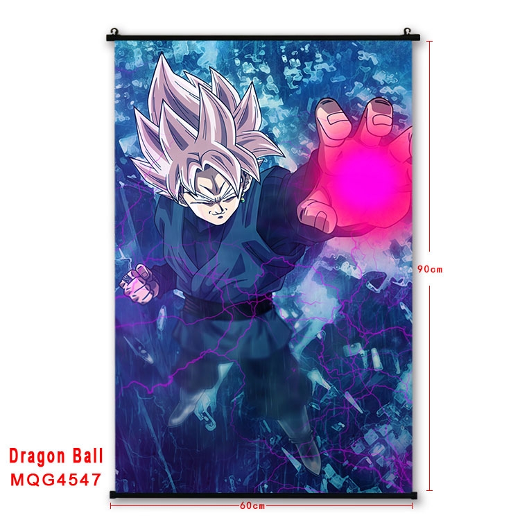 DRAGON BALL black Plastic rod Cloth painting Wall Scroll 60X90CM  MQG-4547