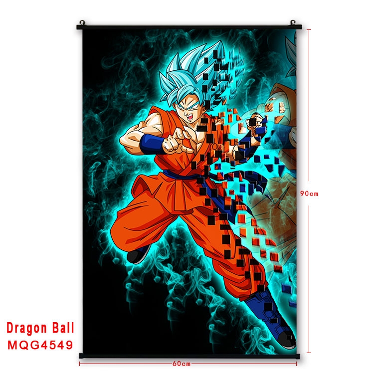 DRAGON BALL black Plastic rod Cloth painting Wall Scroll 60X90CM MQG-4549