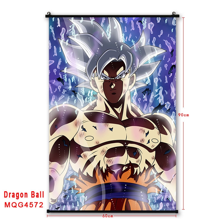 DRAGON BALL black Plastic rod Cloth painting Wall Scroll 60X90CM  MQG-4572