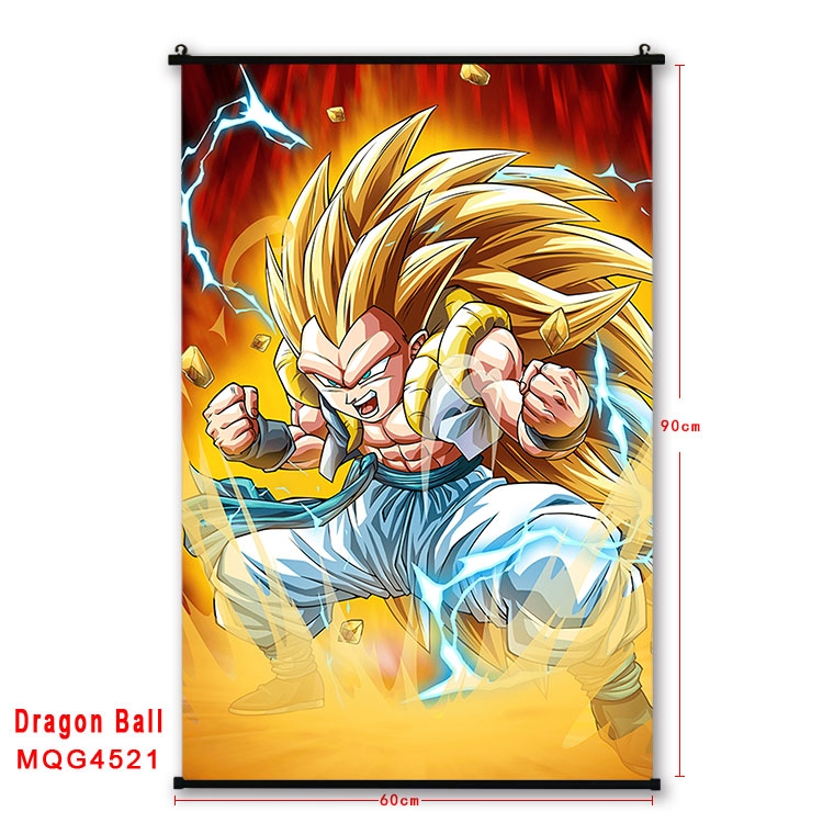 DRAGON BALL black Plastic rod Cloth painting Wall Scroll 60X90CM MQG-4521