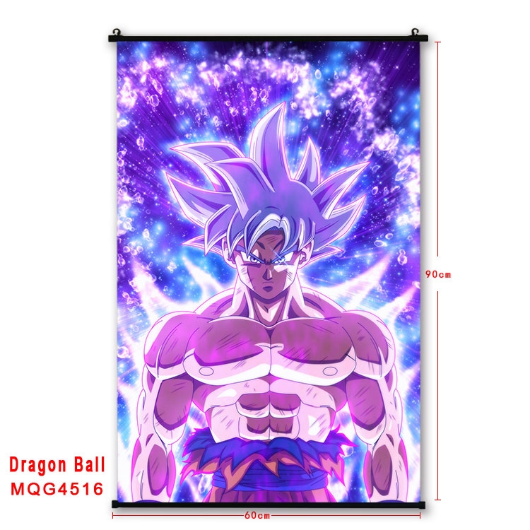 DRAGON BALL black Plastic rod Cloth painting Wall Scroll 60X90CM  MQG-4516