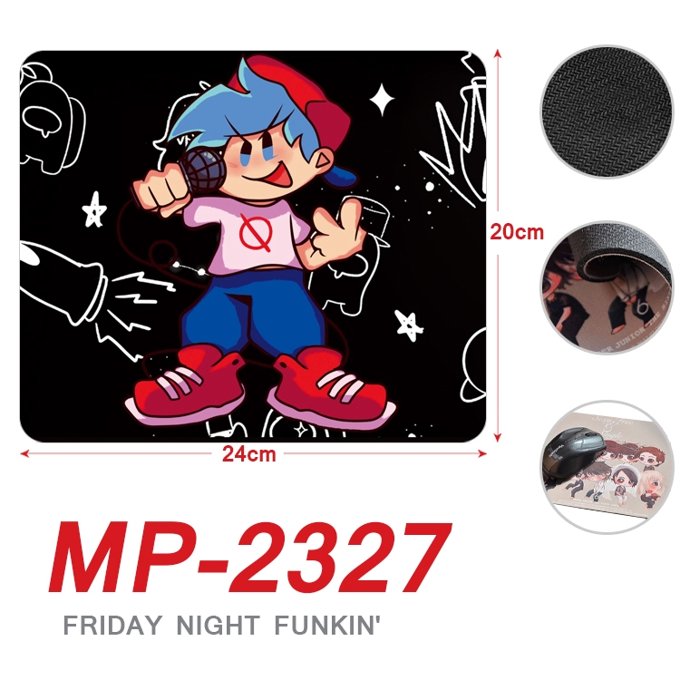 Friday Night  Anime Full Color Printing Mouse Pad Unlocked 20X24cm price for 5 pcs MP-2327