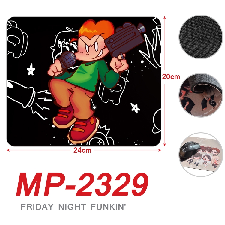 Friday Night  Anime Full Color Printing Mouse Pad Unlocked 20X24cm price for 5 pcs MP-2329