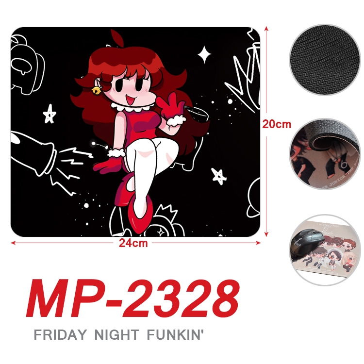 Friday Night  Anime Full Color Printing Mouse Pad Unlocked 20X24cm price for 5 pcs MP-2328