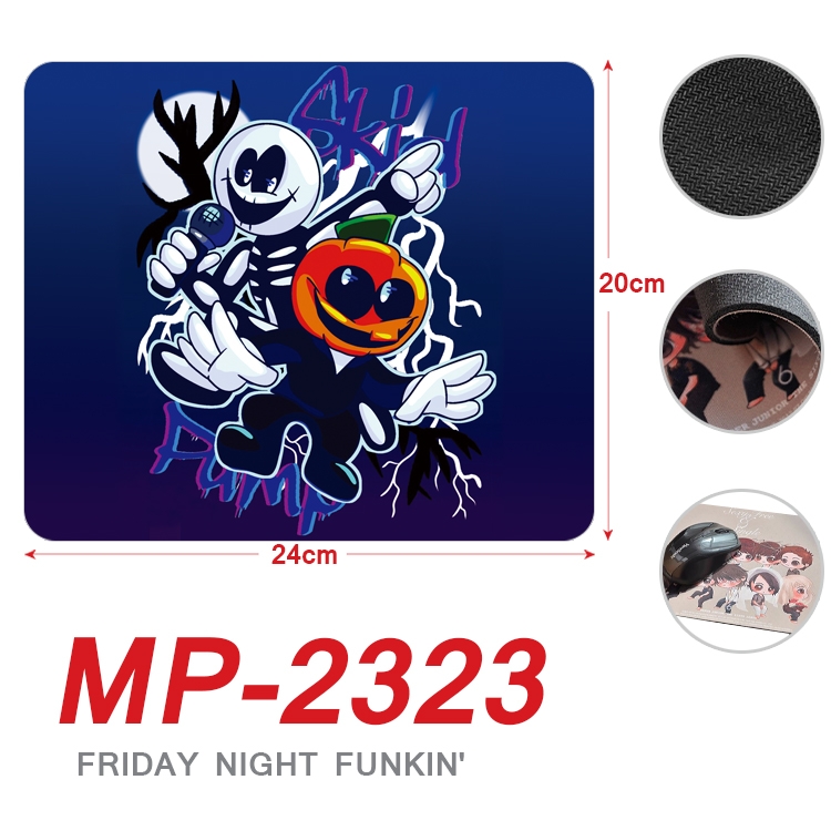 Friday Night  Anime Full Color Printing Mouse Pad Unlocked 20X24cm price for 5 pcs MP-2323