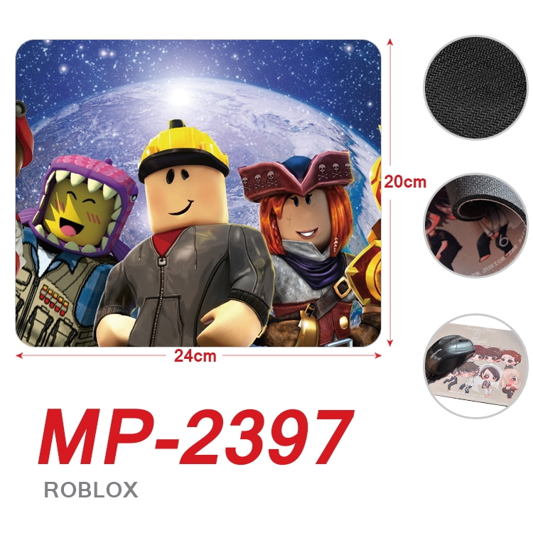 Robllox Anime Full Color Printing Mouse Pad Unlocked 20X24cm price for 5 pcs MP-2397