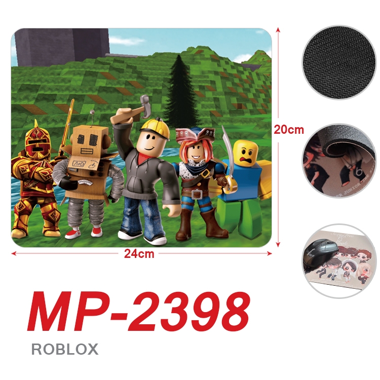 Robllox Anime Full Color Printing Mouse Pad Unlocked 20X24cm price for 5 pcs MP-2398