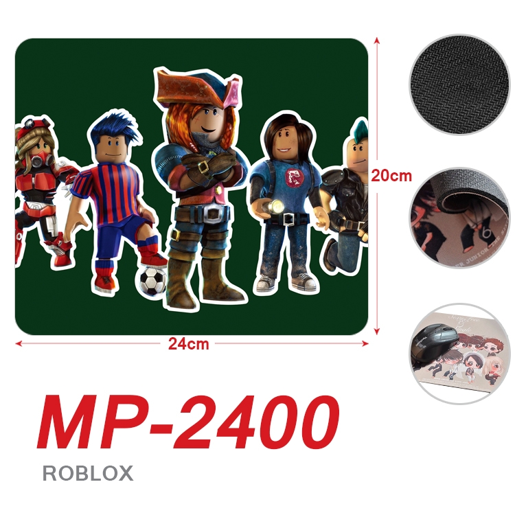Robllox Anime Full Color Printing Mouse Pad Unlocked 20X24cm price for 5 pcs MP-2400