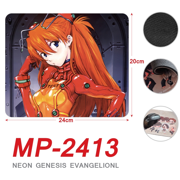 EVA  Anime Full Color Printing Mouse Pad Unlocked 20X24cm price for 5 pcs MP-2413