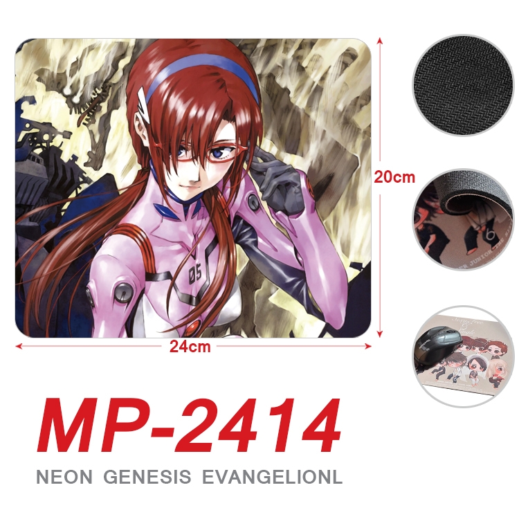EVA  Anime Full Color Printing Mouse Pad Unlocked 20X24cm price for 5 pcs MP-2414