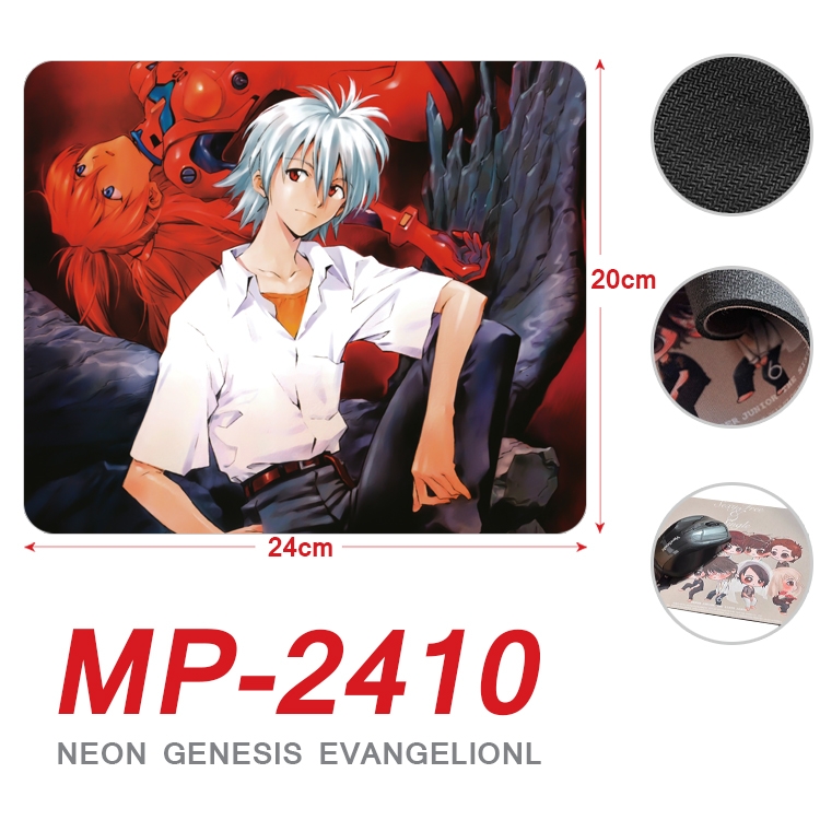 EVA  Anime Full Color Printing Mouse Pad Unlocked 20X24cm price for 5 pcs MP-2410