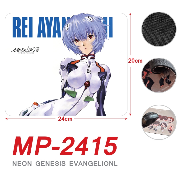 EVA  Anime Full Color Printing Mouse Pad Unlocked 20X24cm price for 5 pcs MP-2415