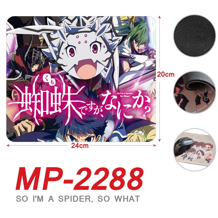 What if i am a spider Anime Full Color Printing Mouse Pad Unlocked 20X24cm price for 5 pcs MP-2288