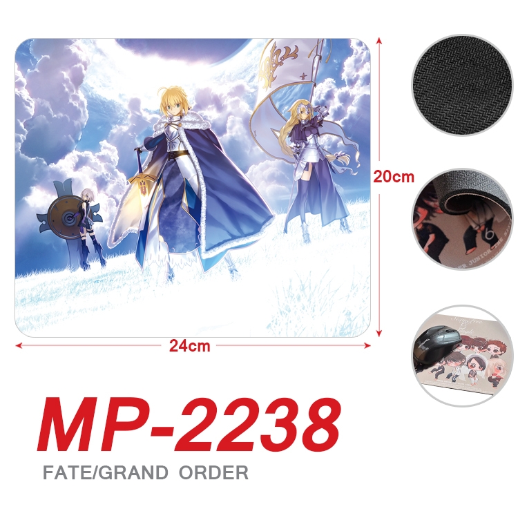 Fate/Grand Order Anime Full Color Printing Mouse Pad Unlocked 20X24cm price for 5 pcs MP-2238