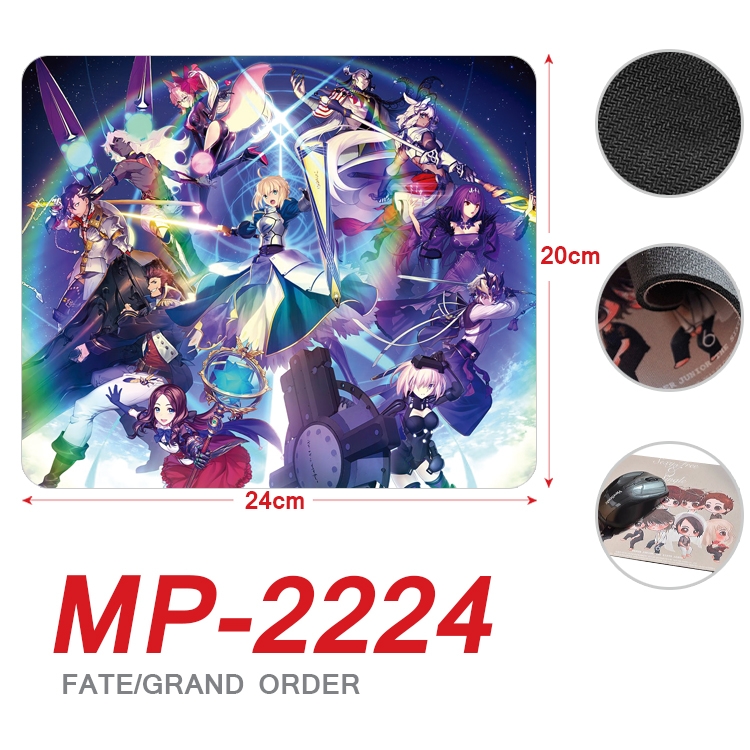 Fate/Grand Order Anime Full Color Printing Mouse Pad Unlocked 20X24cm price for 5 pcs MP-2224