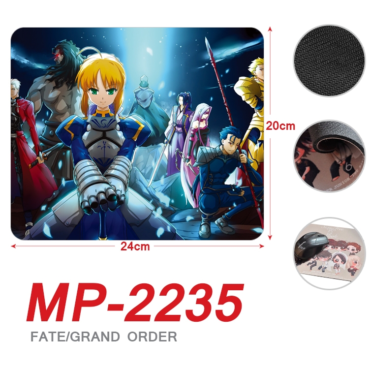 Fate/Grand Order Anime Full Color Printing Mouse Pad Unlocked 20X24cm price for 5 pcs MP-2235