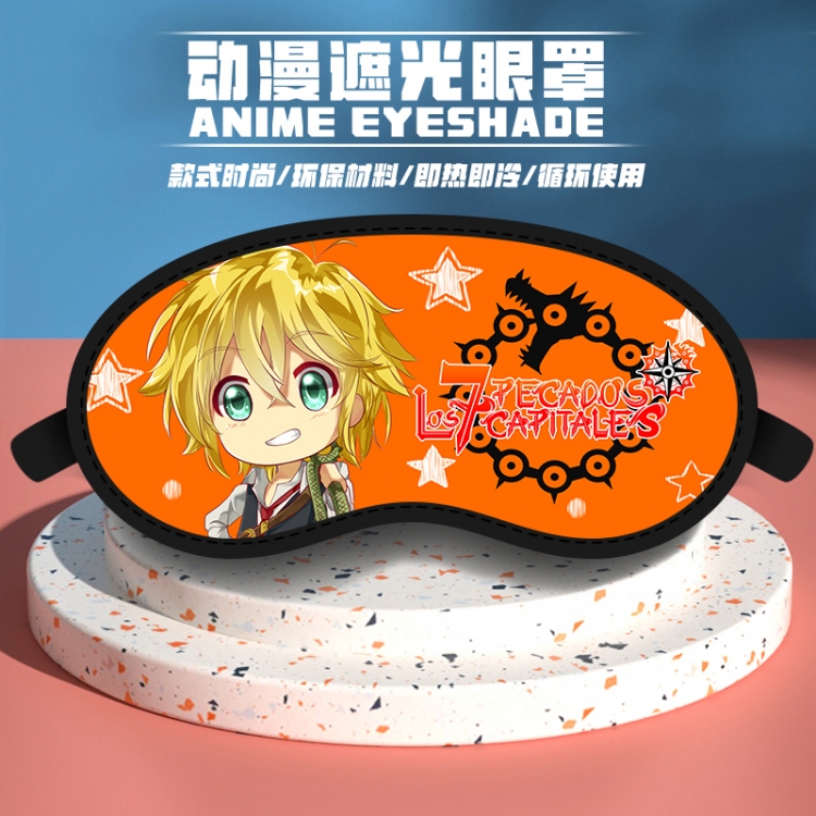 The Seven Deadly Sins  Anime pattern shading eyeshade price for 5 pcs