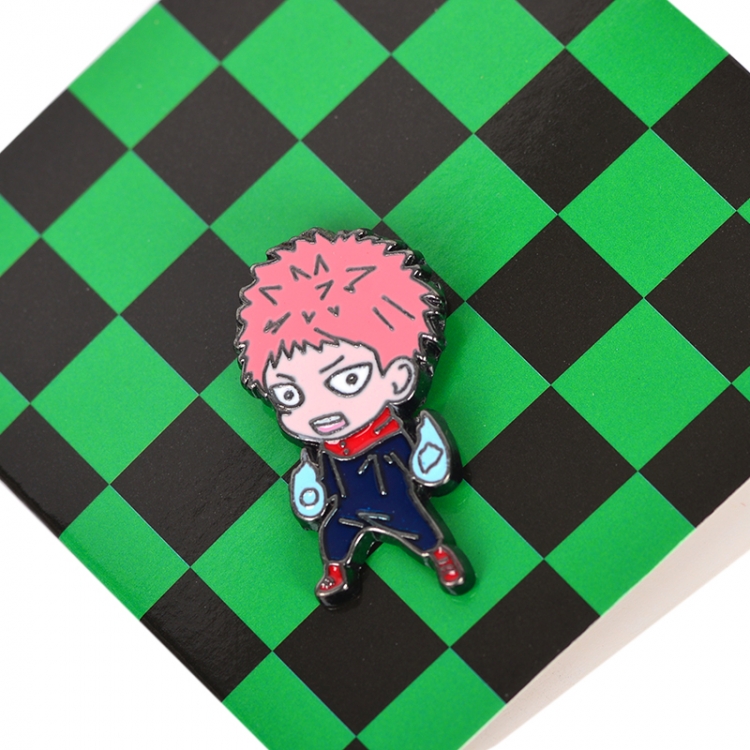 Jujutsu Kaisen Anime cartoon metal brooch badge price for 5 pcs