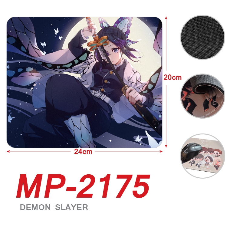 Demon Slayer Kimets Anime Full Color Printing Mouse Pad Unlocked 20X24cm price for 5 pc MP-2175s