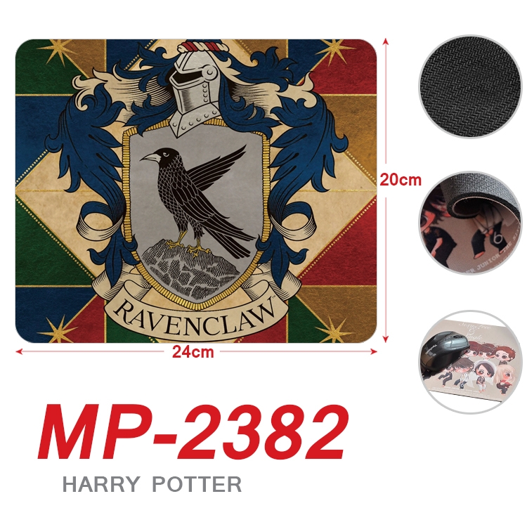 Harry Potter Anime Full Color Printing Mouse Pad Unlocked 20X24cm price for 5 pcs MP-2382