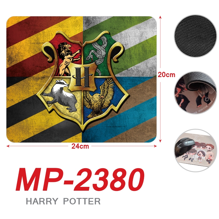 Harry Potter Anime Full Color Printing Mouse Pad Unlocked 20X24cm price for 5 pcs MP-2380