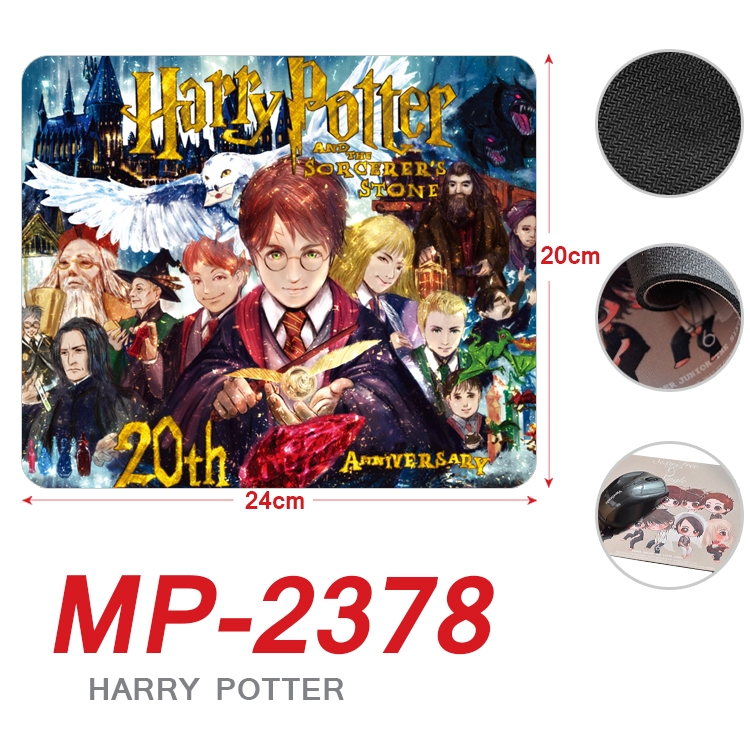 Harry Potter Anime Full Color Printing Mouse Pad Unlocked 20X24cm price for 5 pcs MP-2378
