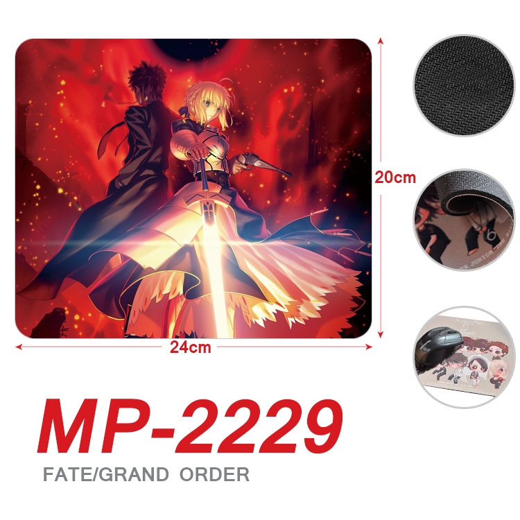 Fate/Grand Order Anime Full Color Printing Mouse Pad Unlocked 20X24cm price for 5 pcs MP-2229