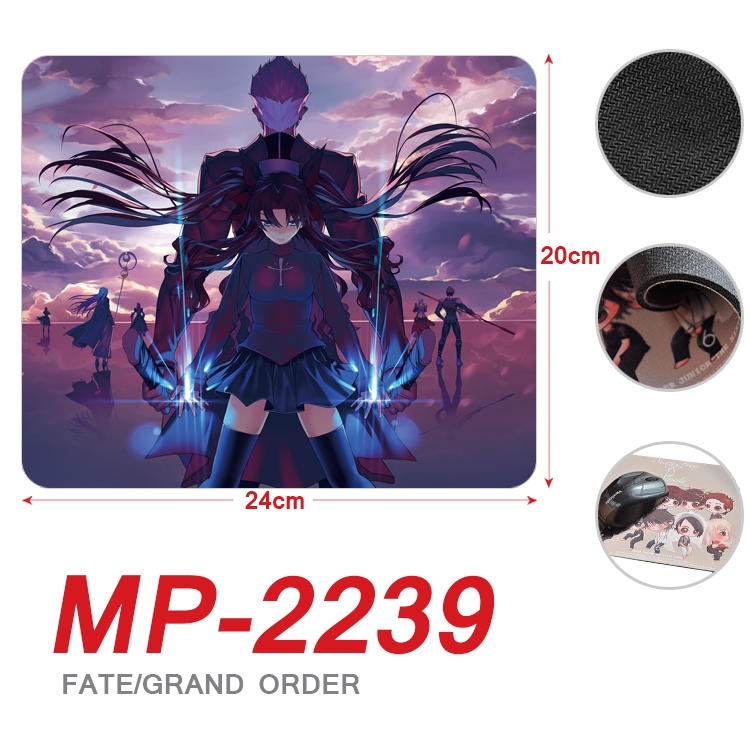 Fate/Grand Order Anime Full Color Printing Mouse Pad Unlocked 20X24cm price for 5 pcs MP-2239