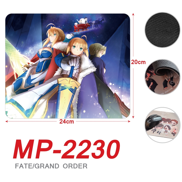 Fate/Grand Order Anime Full Color Printing Mouse Pad Unlocked 20X24cm price for 5 pcs MP-2230
