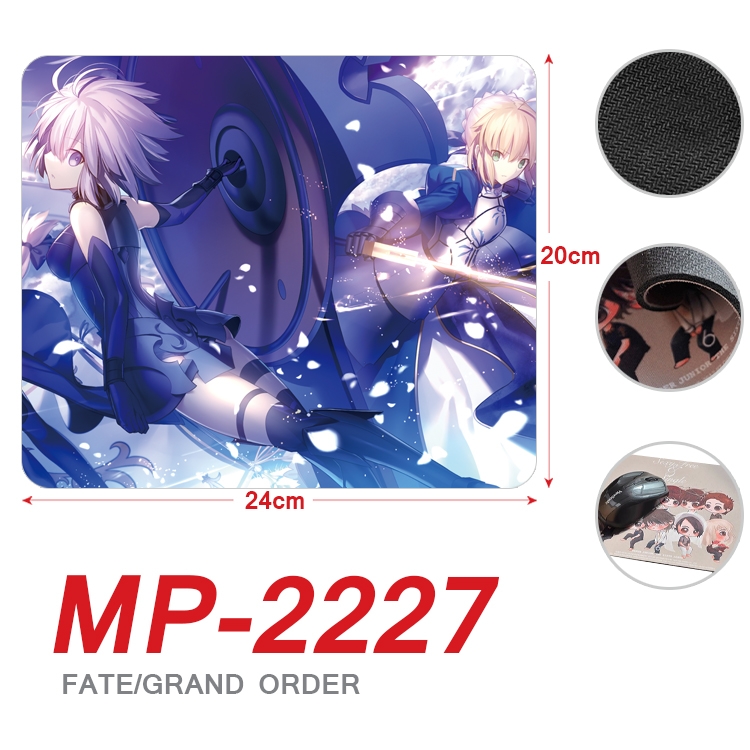 Fate/Grand Order Anime Full Color Printing Mouse Pad Unlocked 20X24cm price for 5 pcs MP-2227