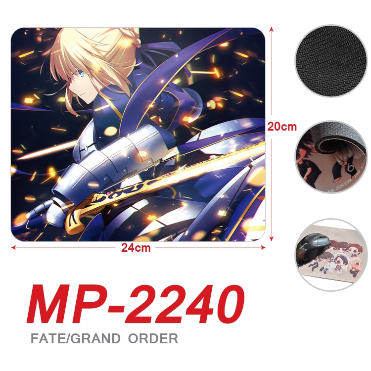 Fate/Grand Order Anime Full Color Printing Mouse Pad Unlocked 20X24cm price for 5 pcs MP-2240
