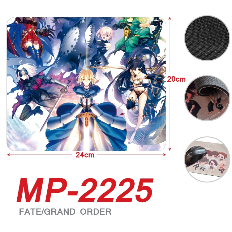 Fate/Grand Order Anime Full Color Printing Mouse Pad Unlocked 20X24cm price for 5 pcs MP-2225