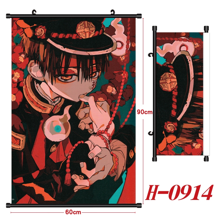 Toilet-bound Hanako-kun   Anime Black Plastic Rod Canvas Painting 60X90CM  H0914