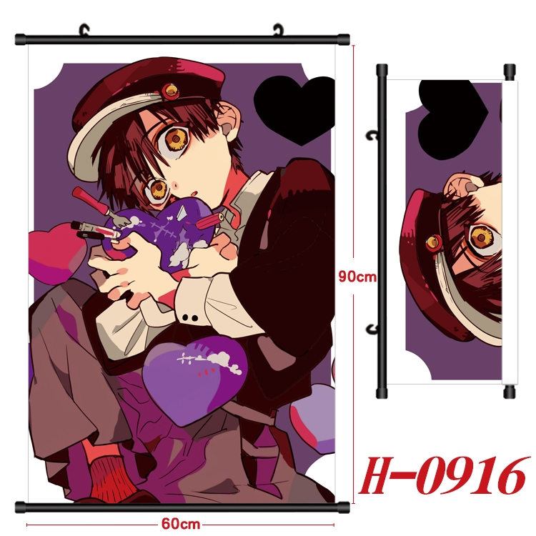 Toilet-bound Hanako-kun   Anime Black Plastic Rod Canvas Painting 60X90CM  H0916