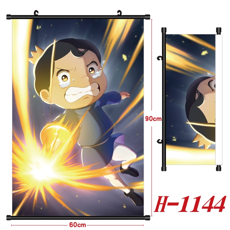 king ranking  Anime Black Plastic Rod Canvas Painting 60X90CM H1144