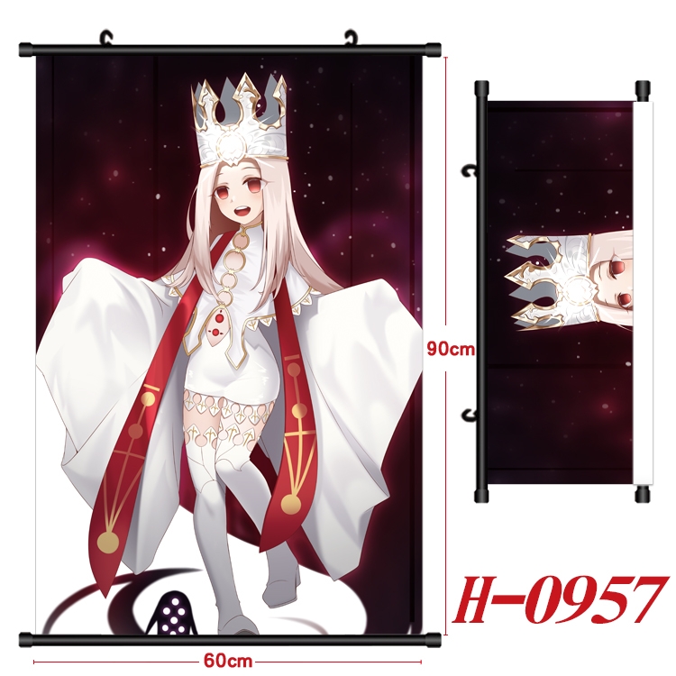 Fate/Grand Order  Anime Black Plastic Rod Canvas Painting 60X90CM  H0957