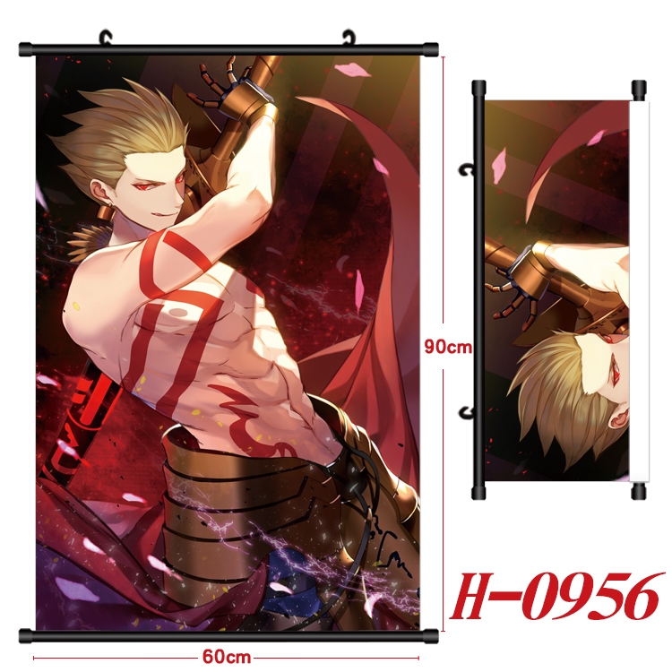 Fate/Grand Order  Anime Black Plastic Rod Canvas Painting 60X90CM  H0956