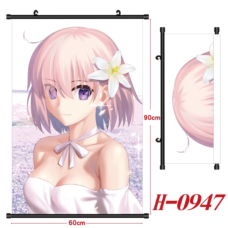 Fate/Grand Order  Anime Black Plastic Rod Canvas Painting 60X90CM  H0947