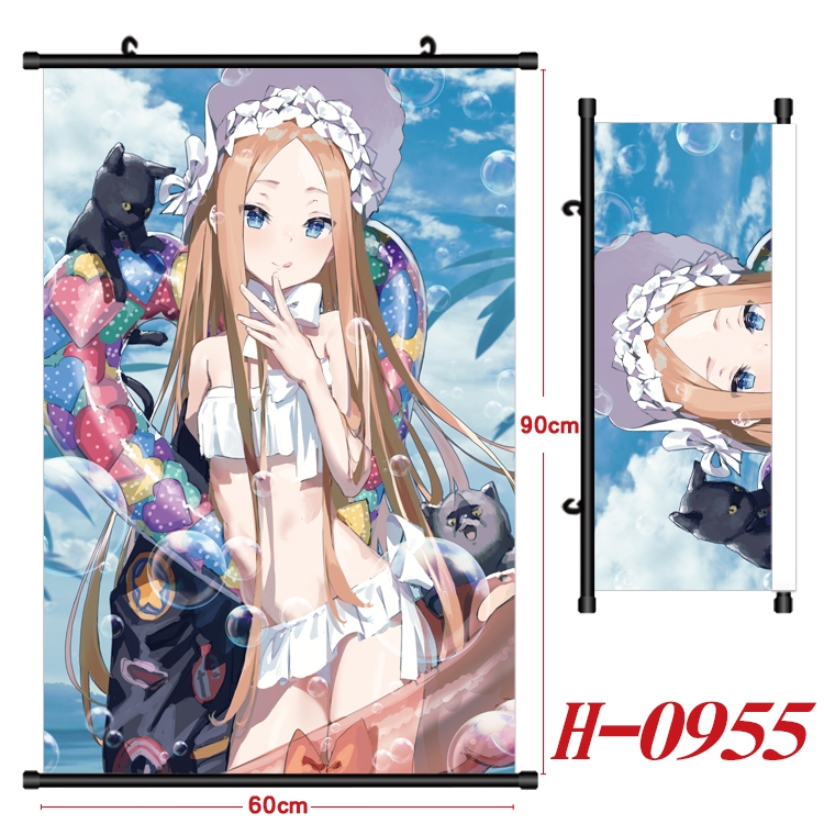 Fate/Grand Order  Anime Black Plastic Rod Canvas Painting 60X90CM  H0955