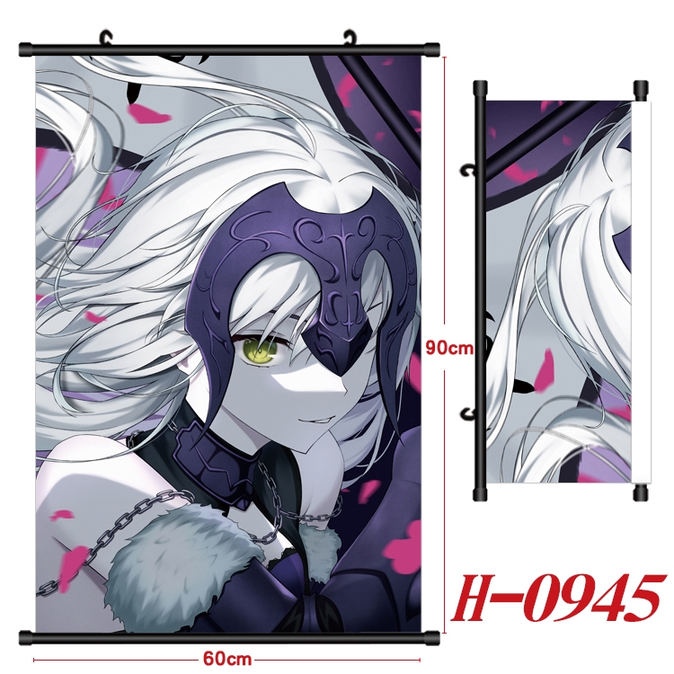 Fate/Grand Order  Anime Black Plastic Rod Canvas Painting 60X90CM  H0945