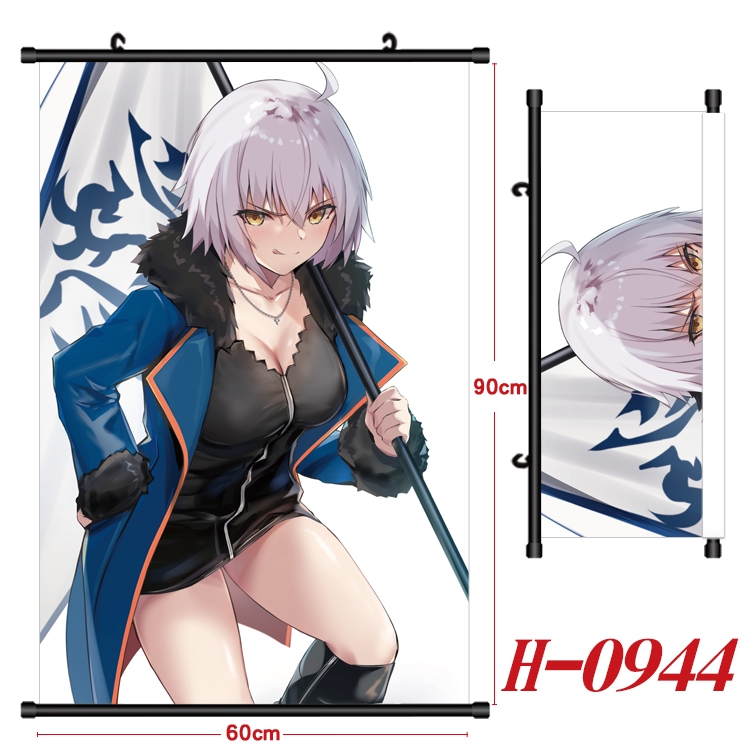 Fate/Grand Order  Anime Black Plastic Rod Canvas Painting 60X90CM  H0944