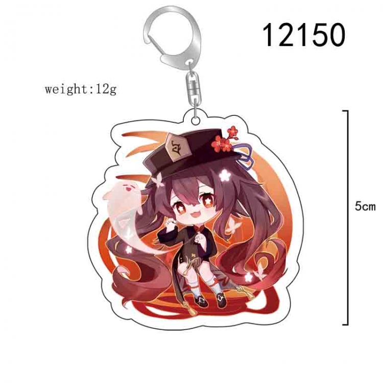 Genshin Impact Anime acrylic Key Chain  price for 5 pcs  12150