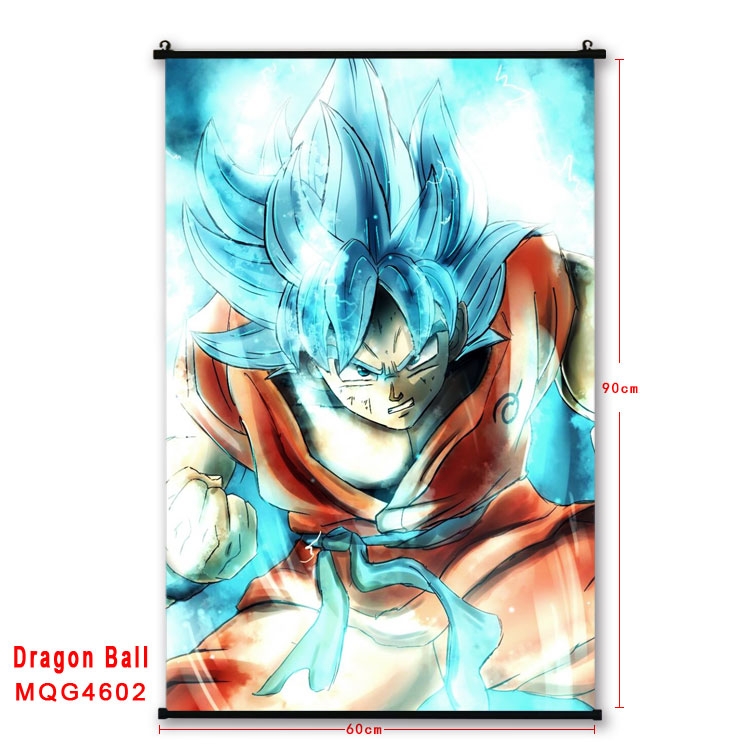 DRAGON BALL black Plastic rod Cloth painting Wall Scroll 60X90CM MQG-4602