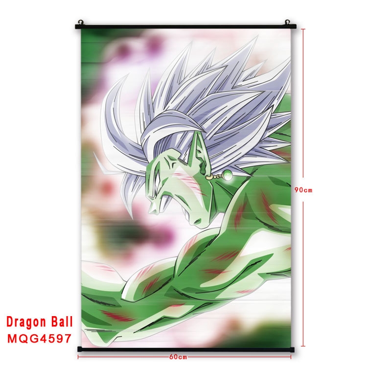 DRAGON BALL black Plastic rod Cloth painting Wall Scroll 60X90CM  MQG-4597