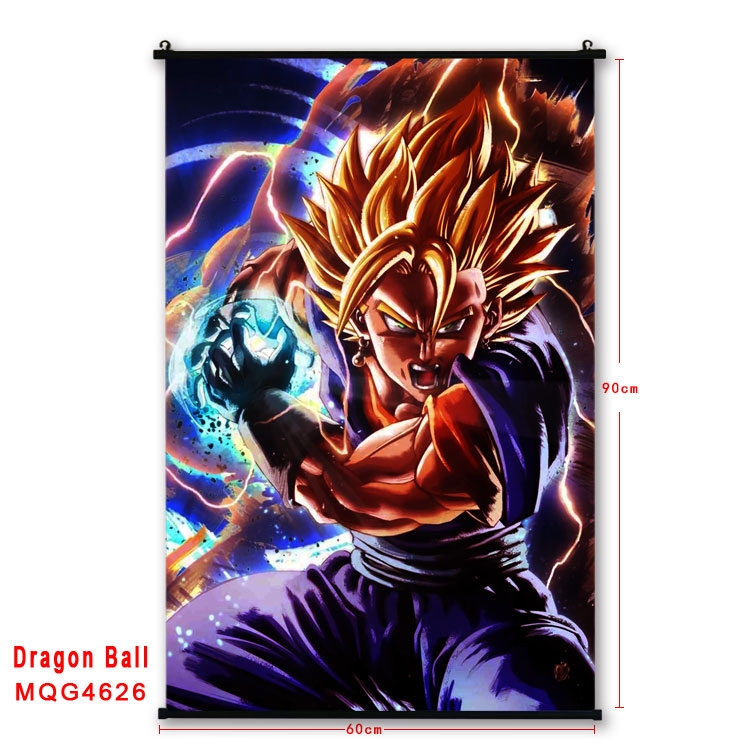 DRAGON BALL black Plastic rod Cloth painting Wall Scroll 60X90CM MQG-4626