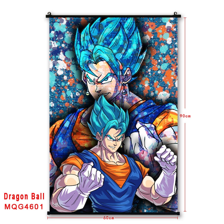 DRAGON BALL black Plastic rod Cloth painting Wall Scroll 60X90CM MQG-4601