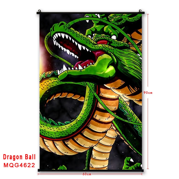 DRAGON BALL black Plastic rod Cloth painting Wall Scroll 60X90CM MQG-4622