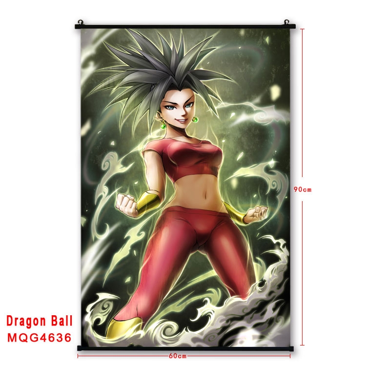 DRAGON BALL black Plastic rod Cloth painting Wall Scroll 60X90CM  MQG-4636