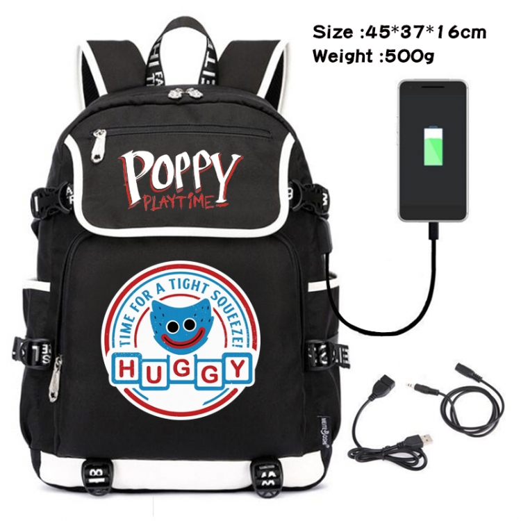 poppy playtime Anime data backpack backpack student school bag 45X37X16CM